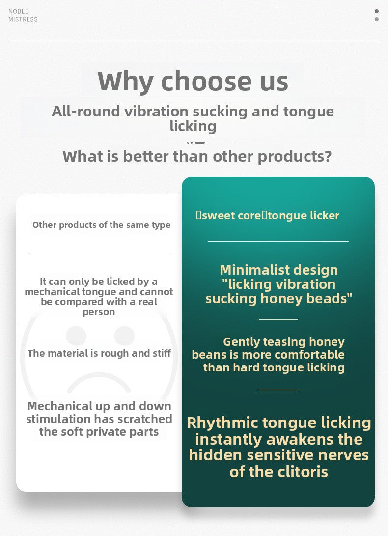 Tongue Licking Device Clitoral Stimulation Sucking Female Products Sex Toys Female Masturbator Female Orgasm Licking Device