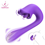Hot-selling Female Tongue Licking Masturbator Couple Flirting Adult Sex Toys Massage Vibrator
