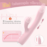 Hot-selling Heated Telescopic Vibrator Female Masturbator Adult Toy Vibrator