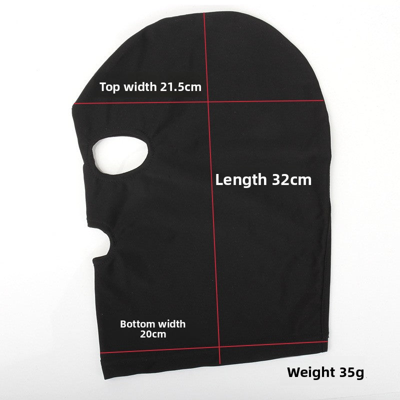 SM Adult Sex Toys Elastic Fabric Open Mouth Open Eyes Full Head Cover Face Mask Flirting Alternative Toys
