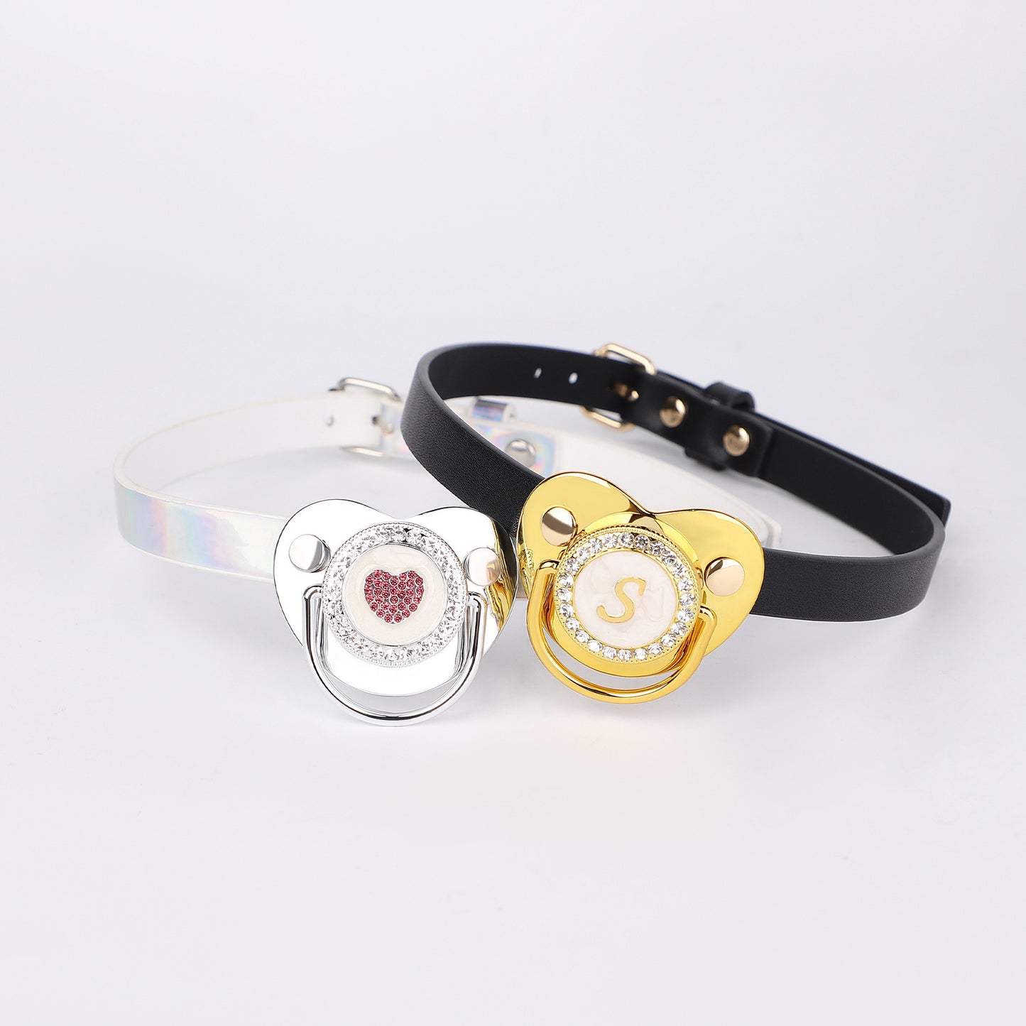 Sex Toys SM Props Creative Pacifier Sex Mouth Gag Ball Nipple Training Torture Tool SM Bell Nipple Clamps