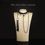 Sexy SM Props High-end Sexy Traction Collar SM Training Bondage Neck Sleeve Neck Ring Alternative Adult Products