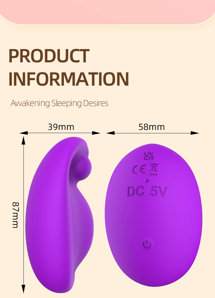 Liquid Silicone Female Wearable Vibrator Vibrating Massager Adult Fun