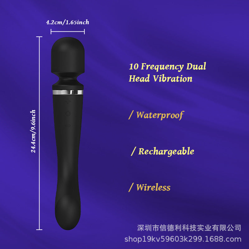 Female Orgasm Vibrator Masturbator Adult Sex Toys Couple Flirting Sex Av Massage Stick