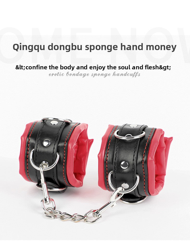 Bondage Restraint Sponge Erotic Handcuffs Thickened Erotic Footcuffs Alternative Adult Products