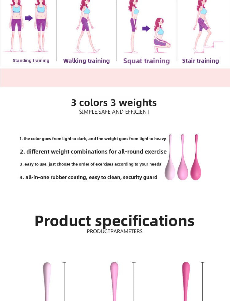 Women's Vaginal Exercise Dumbbell Smart Ball Repair Postpartum Private Part Tightening Adult