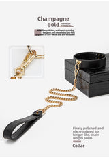 High-end SM Props Genuine Leather 8-Piece Set with Case Bondage Handcuffs Leash Collar Punishment Training Whip Adult Products