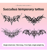 sm Sexy Props Succubus Herbal Tattoo Stickers Female Butterfly Wing Tattoo Stickers Adult Products
