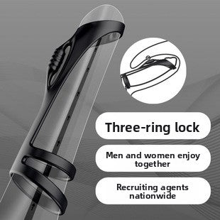 Semen Locking Ring Male Masturbator Testicle Trainer Penis Sleeve Adult Products Semen Locking Vibrating Ring