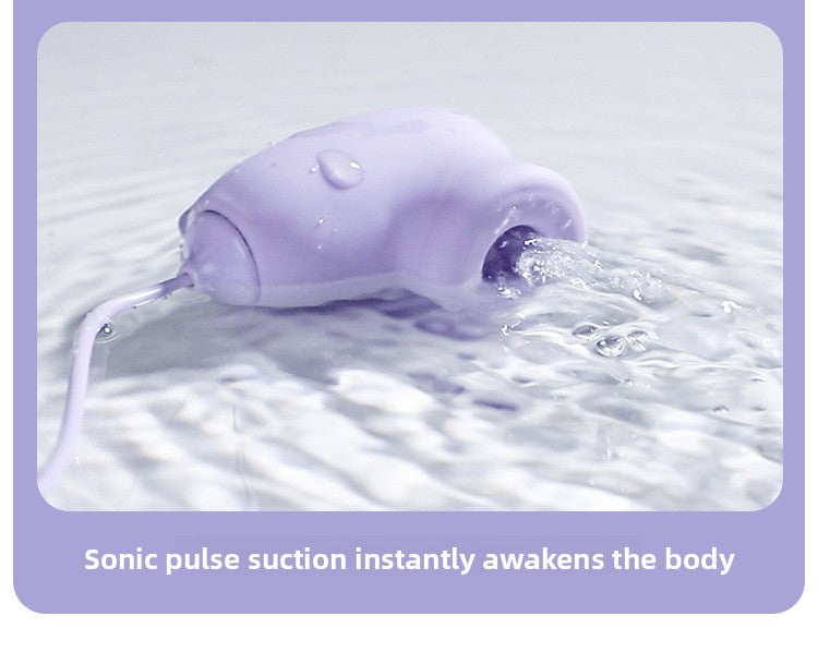 Sucking Vibrating Egg Female Orgasm Masturbator Couple Foreplay Flirting