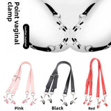 SM Sex Toys Couple Orgasm Nipple Clamps Vagina Clamps Split Hole Clamps Labia Clamps Clitoris Clamps Lower Body Training Vagina Toys