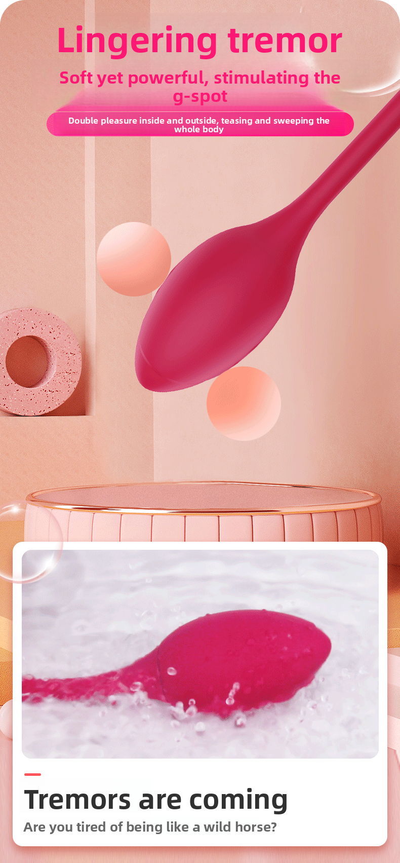 Sucking Double Vibrator Eternal Flower Vibrator Female Masturbator Breast Suction Teasing Vibrating Vibrator