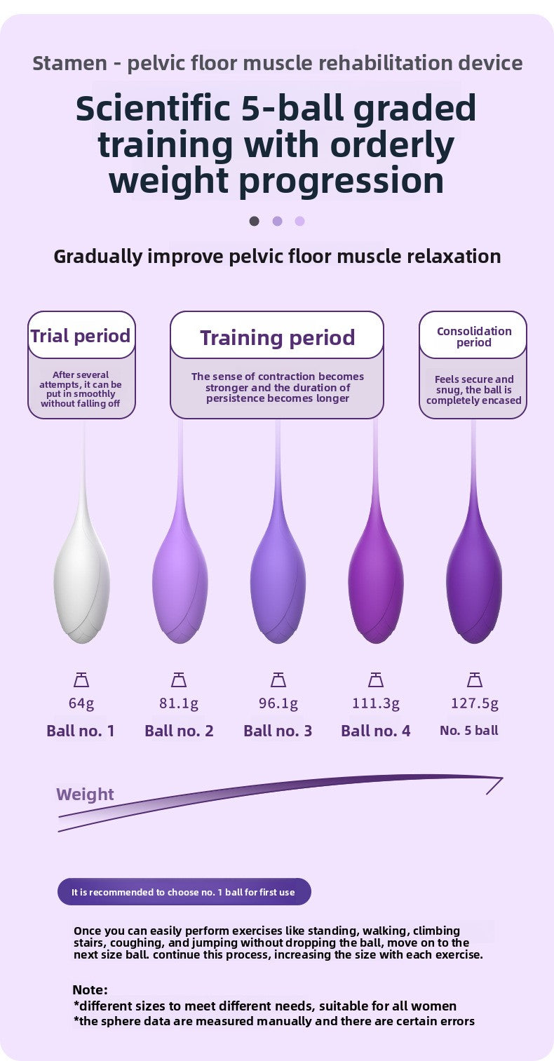 Brand Vaginal Dumbbell Pelvic Floor Muscle Trainer Kegel Ball Supplies Ball
