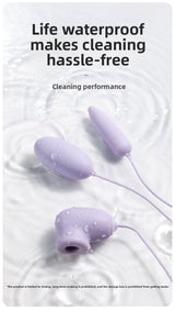 Sucking Vibrating Egg Female Orgasm Masturbator Couple Foreplay Flirting