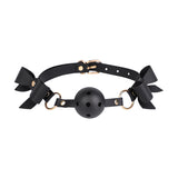 SM Props Set 5-Piece Set Bowknot Erotic Whip PVC Ball Gag Female Slave Leash Collar Restraint Handcuffs