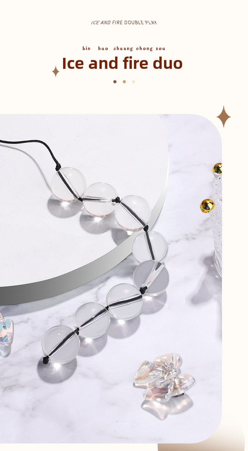 Sex Toys SM Props Anal Development Glass Beads Anal Plug SM Training Masturbation Anal Beads Alternative Adult Products