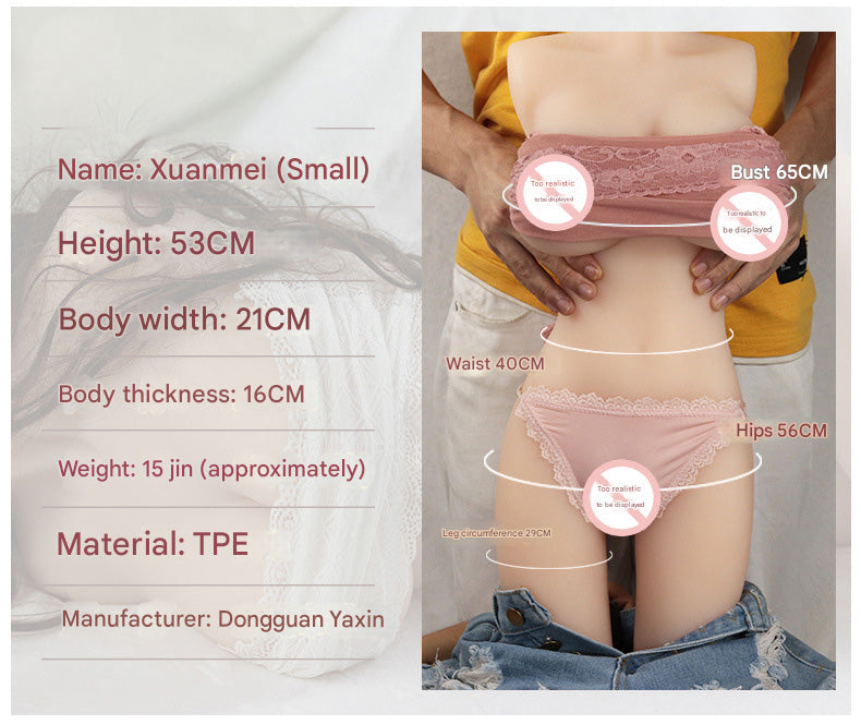 1:1 Realistic Half Body Silicone Doll Adult Product Sex Toy Masturbator Upgraded Smart Version