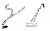 SM Props Female Slave Training Sex Tools Long Chain Nipple Clamps Double Peak Breast Clamps Adult Products Sex Toys