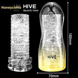 Transparent Airplane Cup Male Sucking Training Masturbator Adult Toy Inverted Mold Sex Toy