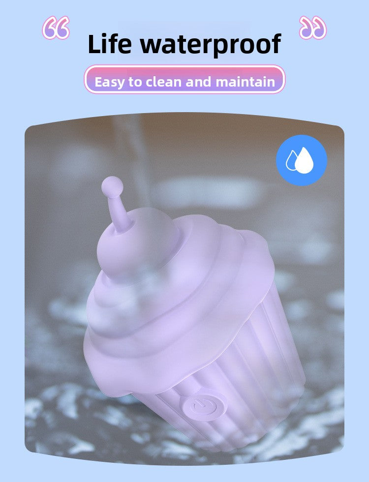 Ice Cream Vibrating Egg G-Spot Teasing Female Masturbator Multi-Frequency Mode Magnetic Charging Base