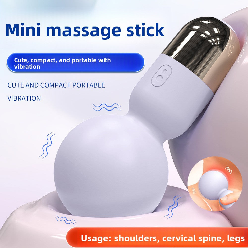 Mini Strong Vibration Shoulder and Neck Massager Muscle Relaxation Female Vibration Electric Full Body Meridian Massager
