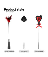 Sex Toys SM Props Long Rod Feather Paddle SM Sex Training Leather Paddle SP Alternative