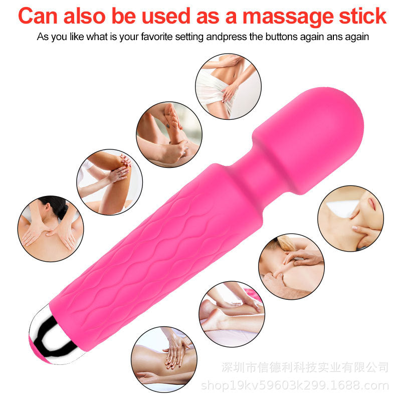 Explosive Vibrator Female Adult Sex Products AV Stick Stick Massage Stick Toy Factory