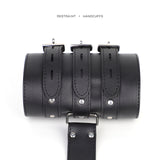 Sex Toys SM Props Binding Backhand Handcuffs Restraint Training Female Leather Handcuffs Adult Sex Products