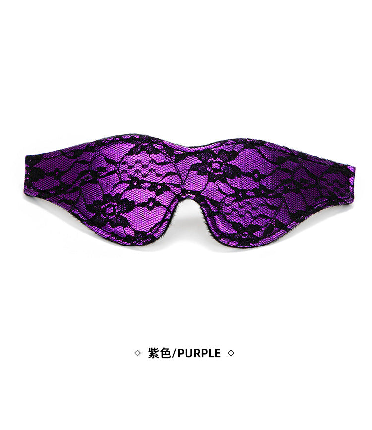 Teasing Foreplay Lace Eye Mask Couple Flirting Blindfold Light Blocking Erotic Eye Mask Adult Sex Toys SM Props