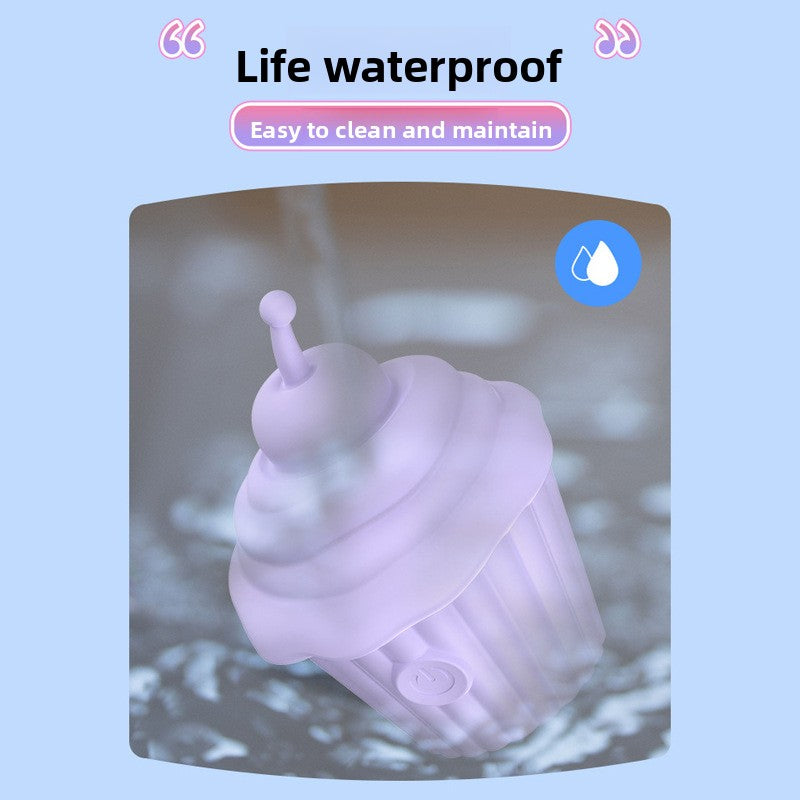 Ice Cream Vibrating Egg G-Spot Teasing Female Masturbator Multi-Frequency Mode Magnetic Charging Base