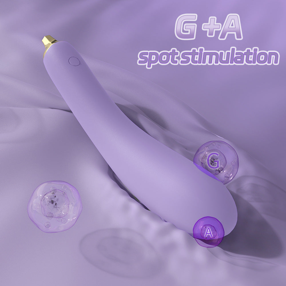 Eggplant Vibrator Bendable Vibrator Female Masturbation Toy Adult Female Vibrator Insertable