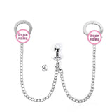 SM Props Couple Bondage Restraint Toys Erotic Handcuffs SM Torture Tools Plush Handcuffs with Keys Adult Products