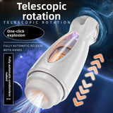 Hot-Selling Electric Aircraft Cup Automatic Telescopic Rotating Aircraft Cup Male Masturbation Sex Toy Aircraft Male Cup Fully Automatic