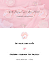 SM props fun low temperature candle couple training wax cute cat claw candle