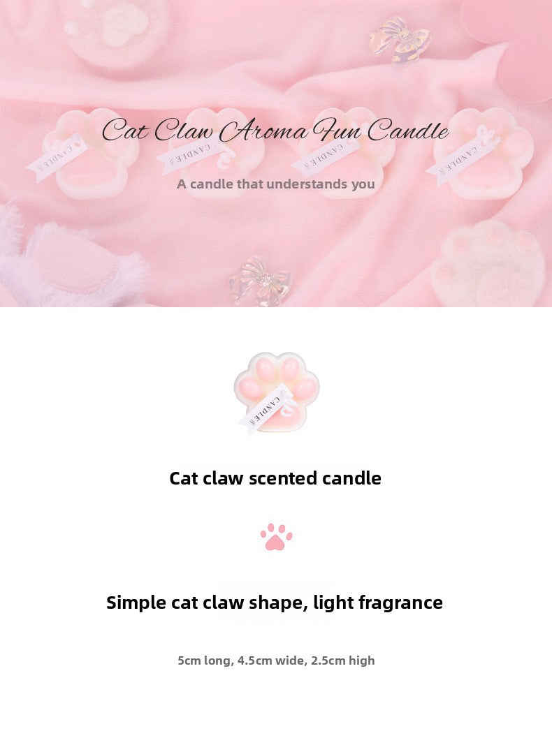 SM props fun low temperature candle couple training wax cute cat claw candle