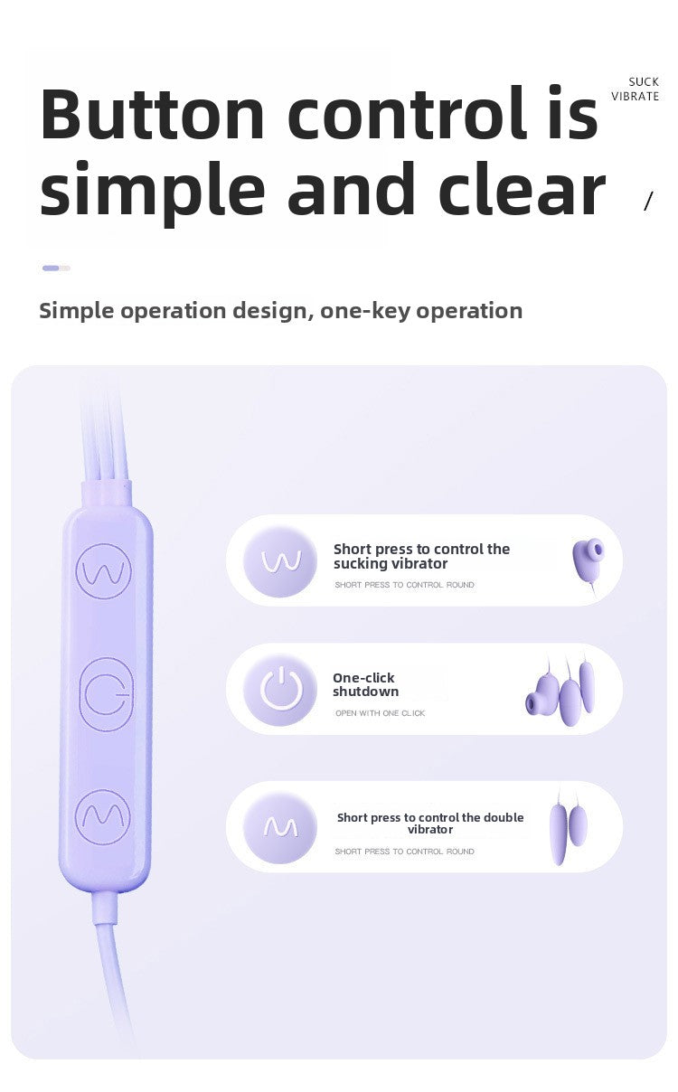 Sucking Vibrating Egg Female Orgasm Masturbator Couple Foreplay Flirting