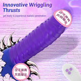 Cross-Border Hot-Selling Female Fake Penis Masturbator Machine Sex Toys Telescopic Swinging Electric Realistic Dildo Fake Body