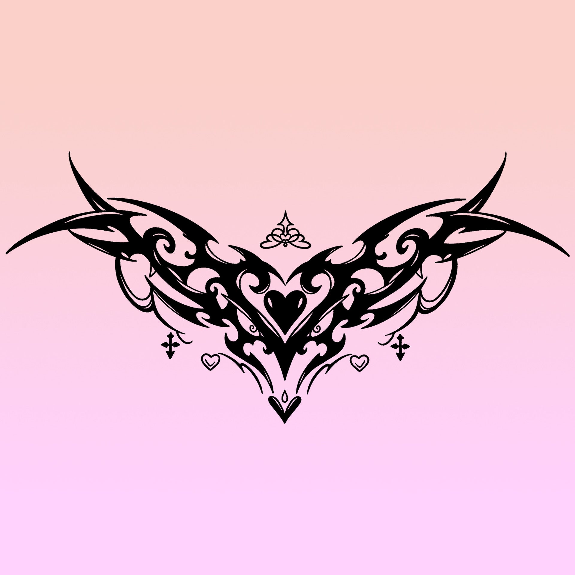 sm Sexy Props Succubus Herbal Tattoo Stickers Female Butterfly Wing Tattoo Stickers Adult Products