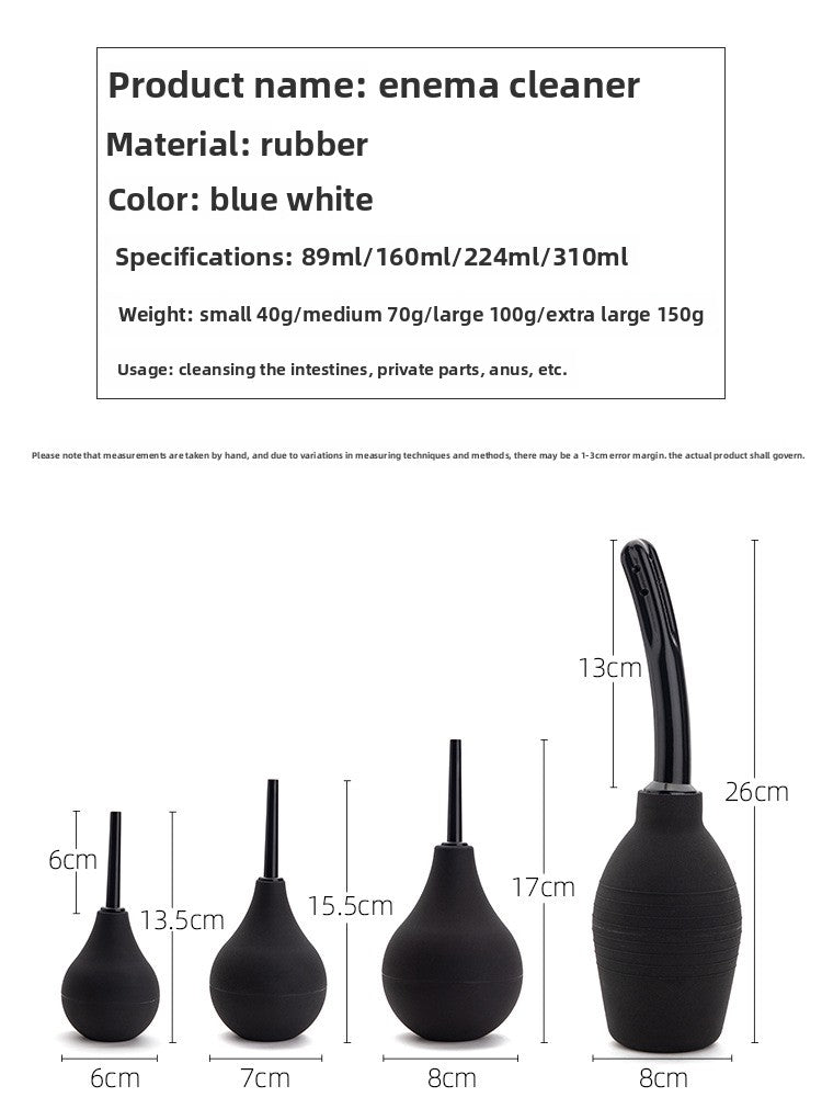 Enema Tool for Rectal Cleansing, Prostate and Anal Irrigator, Adult Enlargement Insertion SM Sex Toy