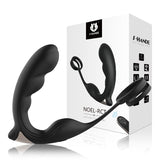 Nuoer Male Sex Products Prostate Massager Anal Plug Semen Locking Ring Back Chamber Masturbation Device