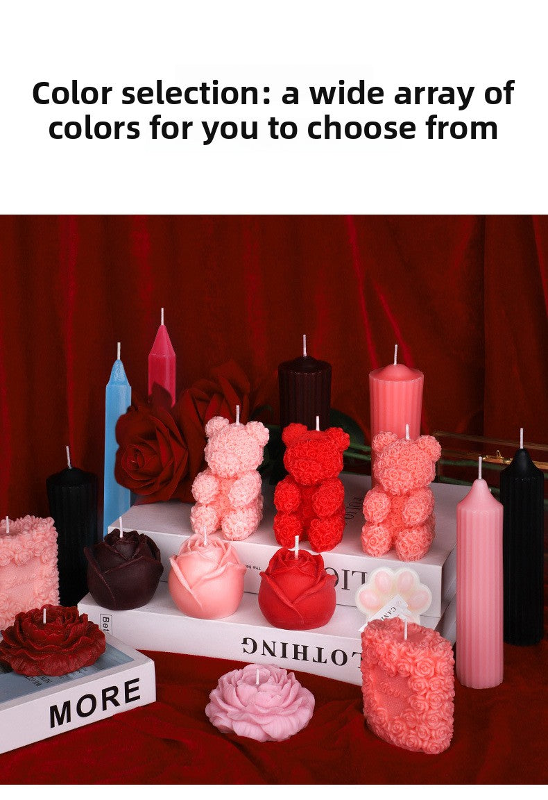 SM Sex Toys Cat Paw Rose Flower Low Temperature Candle Female Bed Props Alternative Passion Training Wax Drop Gift