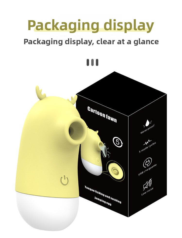 Deer Tongue Licking Vibrator G-Spot Sucking Vibrator Female Flirting Masturbator Adult Sex Toys