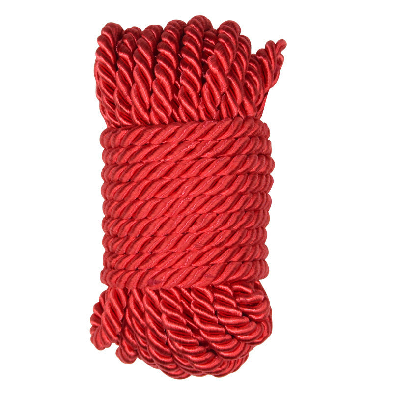 Bondage Restraint SM Props Multi-color Polyester Silk Rope 10m Erotic Bondage Rope Training Female Slave Adult Products