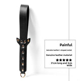 Punishment Training SM Props Acrylic Ruler Spanker Erotic Leather Spanker SP Leather Whip Pointer Alternative Adult Products