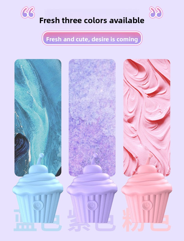 Ice Cream Vibrating Egg G-Spot Teasing Female Masturbator Multi-Frequency Mode Magnetic Charging Base