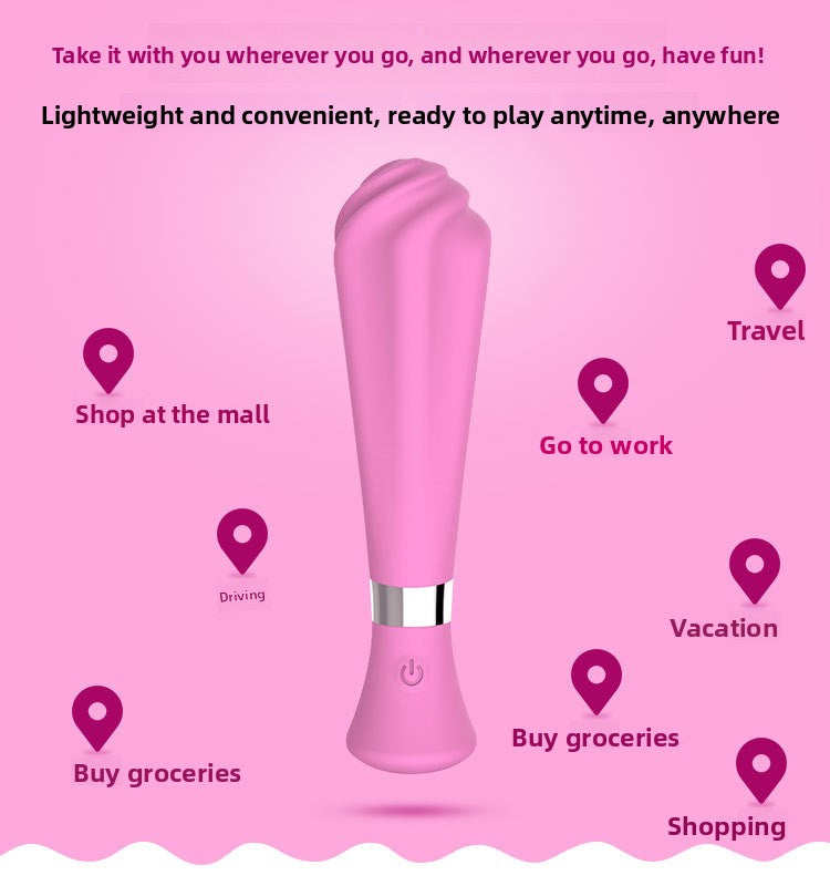 Cross-Border Foreign Trade Female Ice Cream AV Vibration Massage Stick Adult Sex Product Climax Masturbation Device Toy Wholesale