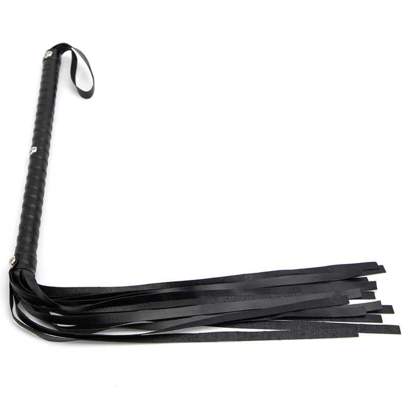SM Sex Toys Long Handle Whip PVC Three-Nail Loose Whip Punishment Queen Whip Alternative Adult Products