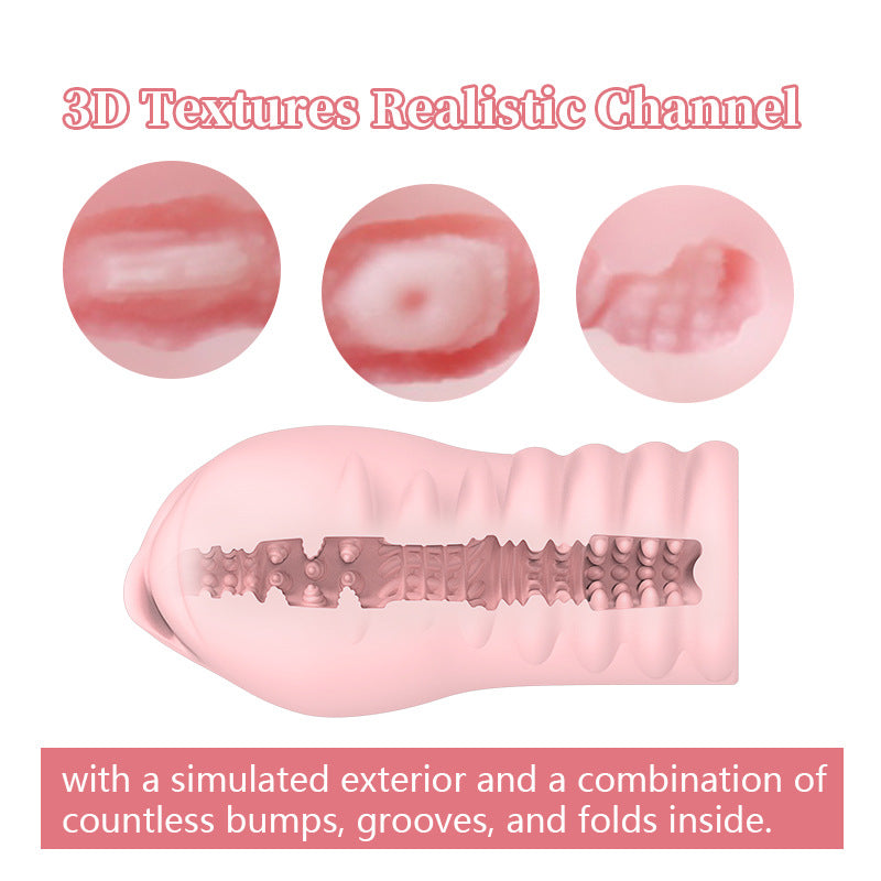 Male Masturbator Aircraft Cup 4D Famous Device Simulation Vagina Inverted Mold Sex Toys Adult Sex Toys