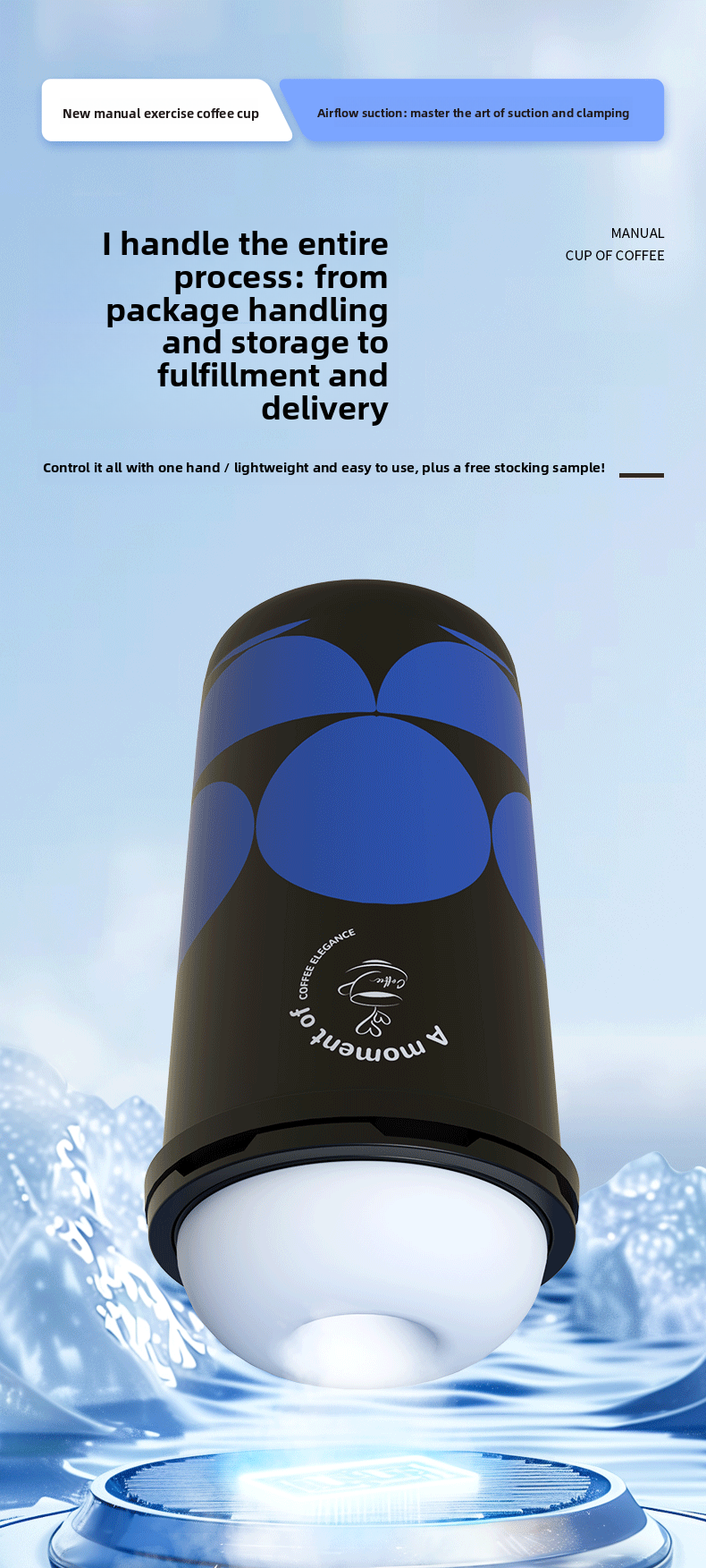 New Stockings Aircraft Cup Male Dormitory Invisible Manual Cup Adult Male Masturbation Male Sex Products Toys