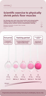 Vaginal Dumbbell Pelvic Floor Muscle Repair Sex Toys Kegel Ball Dumbbell Vaginal Exerciser Can Be Pasted